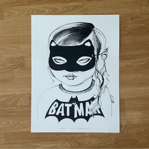 18” X 24” “Masked” Print on Recycled Paper (artwork by Fee Harding) - Picture 2 of 2